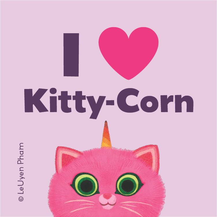2024 - LeUyen Pham CALF - I Love Kitty-Corn Button