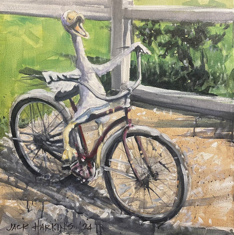 "Duck on a Bike" Print