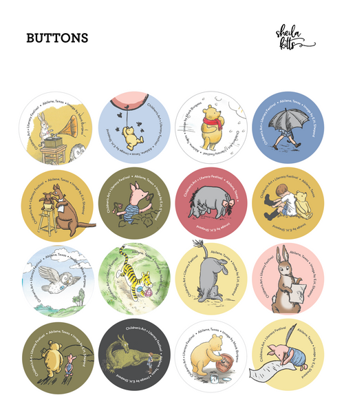 2026 - Winnie-the-Pooh - CALF Button Set